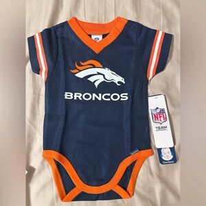 Broncos Jersey Baby Onesie 3-6 Months